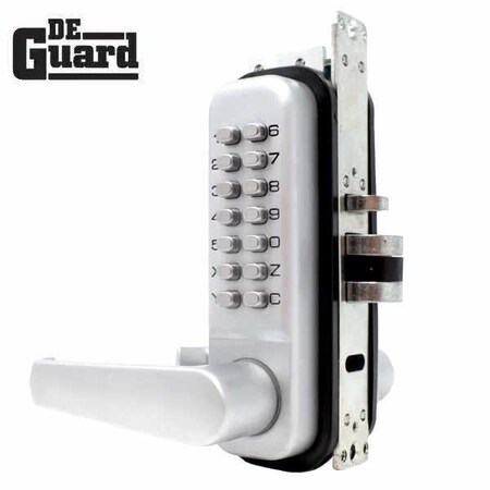 Deguard Narrow-Stile Mechanical Keypad Keyless 1 1/8" BACKSET L/R adjustable DNSKL-SC